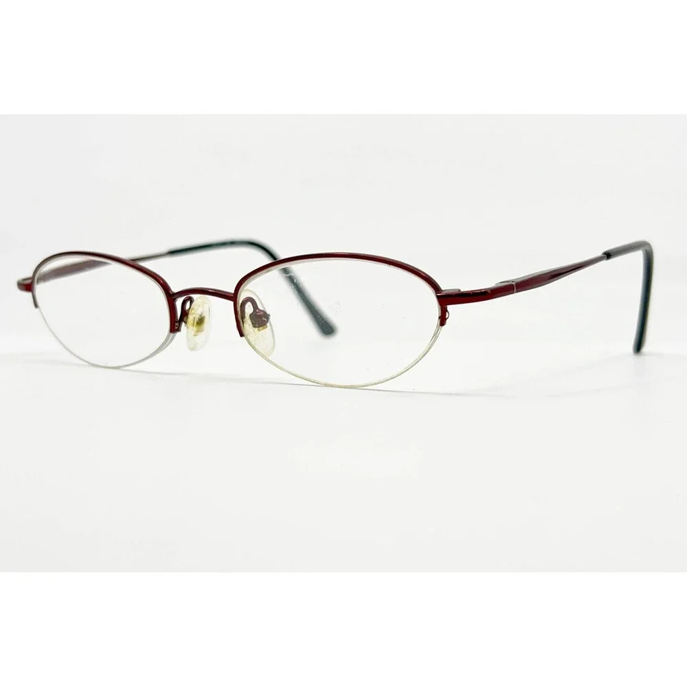 Taylor Scottsdale Lindsay Eyeglasses Womens Merlot Red Half Rim 46-19-135